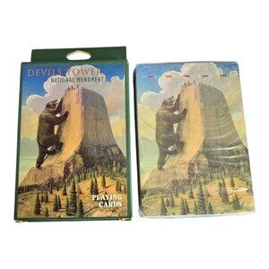 NEW Sealed America's First National Monument Devil's Tower Wyoming Playing Cards